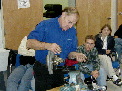 John Moss teaches Saab brakes